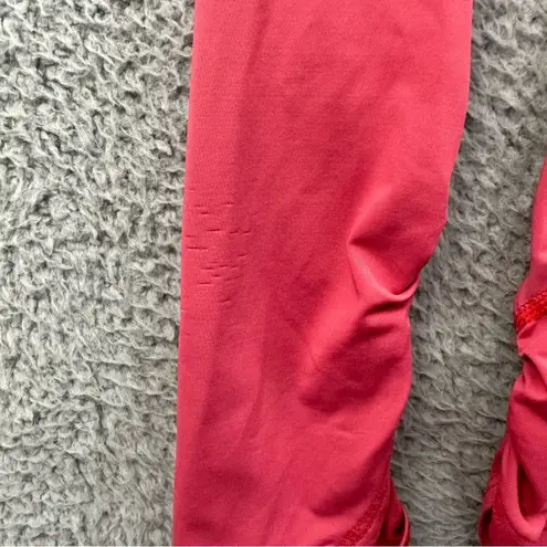 Title Nine Paradigm Long Sleeve 1/2 Zip Pullover Top Pink Athletic Women's XS