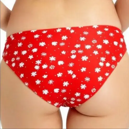 California Waves red strappy bikini swim bottom