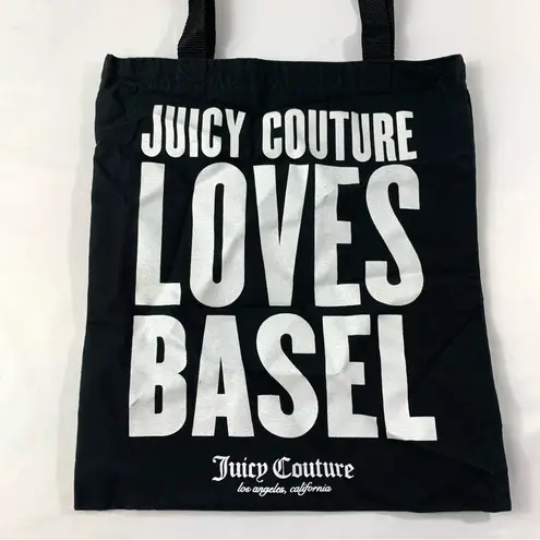 Juicy Couture  Loves Basel Black & White Tote Bag