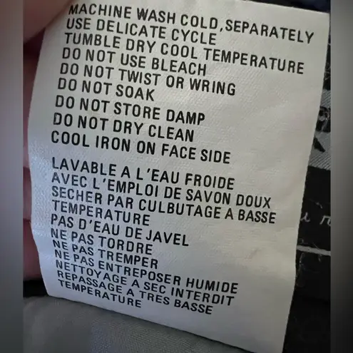 Vintage Fera Signatures Black Fair Isle Snowflake Embroidery Snow Jumpsuit