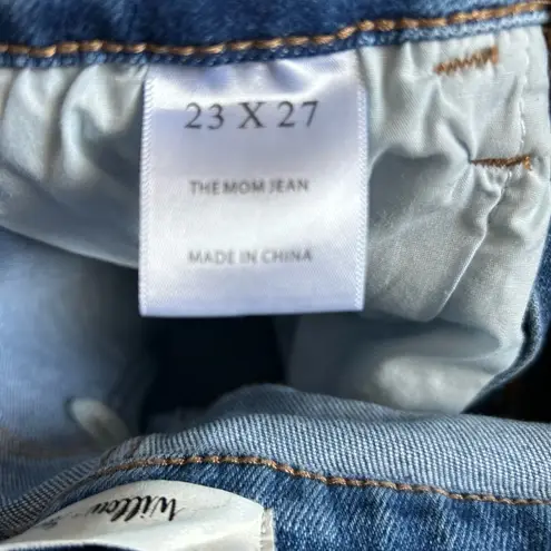 Willow + Root The Mom Jean 23x27 light wash jeans