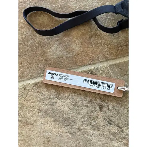 SKIMS Cotton Jersey T-shirt Bra Soot Size 32B