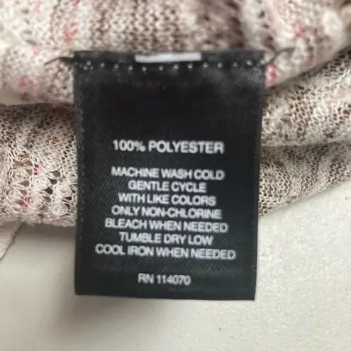 Signature Studio Women’s Size Small Top Cream Orange & Brown