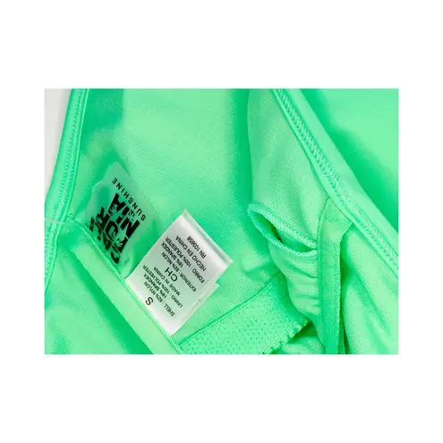 California Sunshine Women’s Cut-out One Piece Swimsuit. Bright Green. Size S NWT