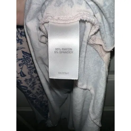 J.Jill Blush & Blue Floral Island Breeze Maxi Halter Neck Dress Extra Small Pet. Pink Size undefined