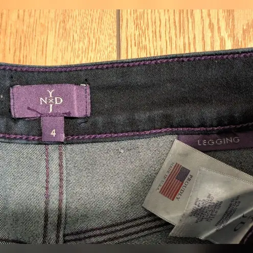 NYDJ Legging Jeans Womens 4 Skinny Stretch Dark Denim Not your Daughters Jeans