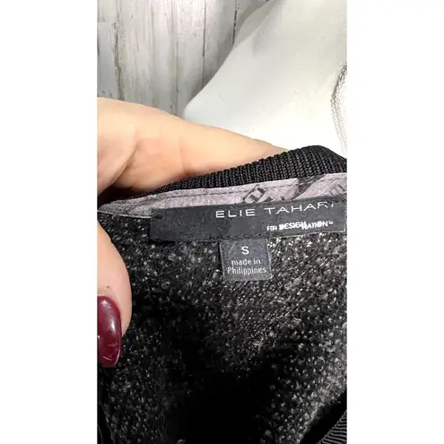 Elie Tahari Elie Tahari Women's Black Pullover Sweater Top Size Small Long Sleeve