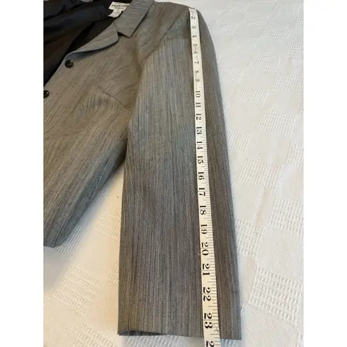 Pendleton VTG Gray Wool Blazer LUXE Old Money USA Heritage Elevated Capsule 14W