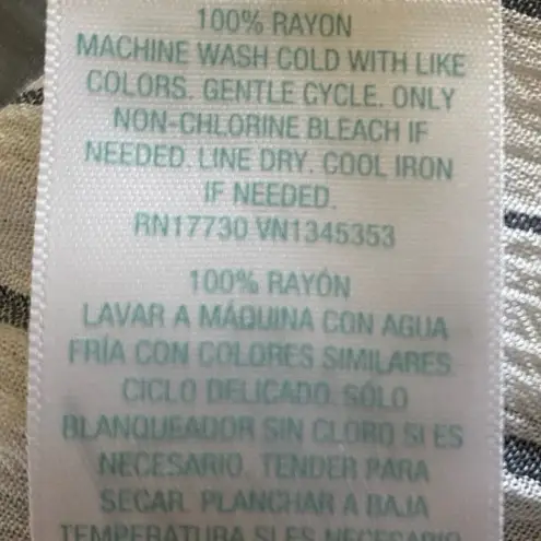 Kona Sol tiered maxi striped dress adjustable spaghetti straps beach NEW size XL