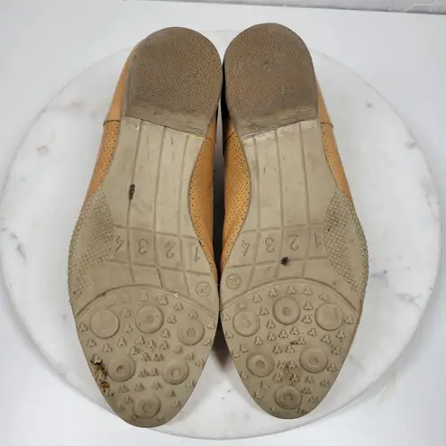 Botticelli Womens Leather Comfort Shoes EU 38 US 8 Tan Italy Textured Soles