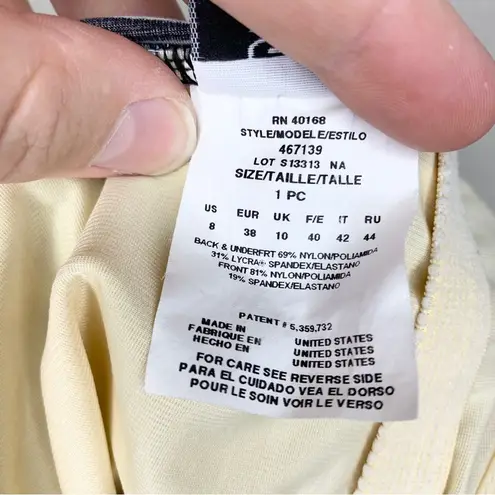 MiracleSuit Floral Print One Piece Shape wear Swimsuit Size 8