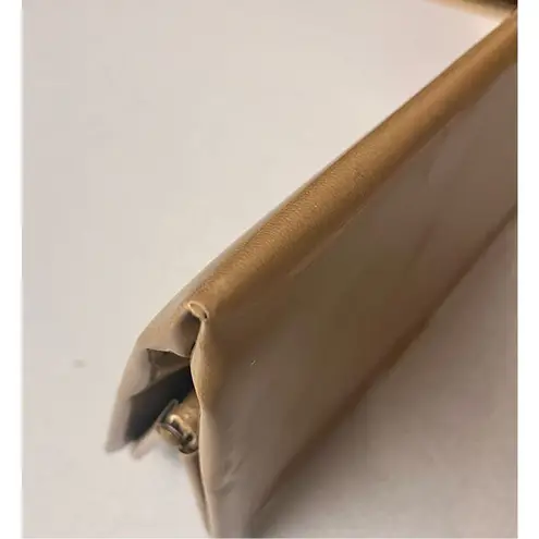 Vintage Garay clutch style purse champagne color Tan