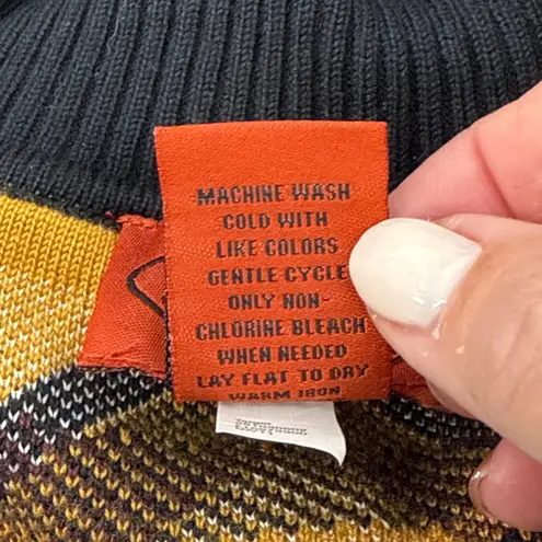 Missoni For Target Womens Medium Geometric Zigzag Long Cardigan Sweater Striped