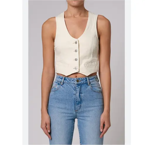 Rolla’s Dallas Denim Buttercream Vest New!