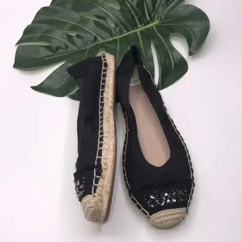 Vera Wang Simply Vera  Honeycrisp Canvas flats Sz 6