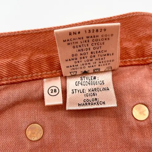 GRLFRND Womens Jeans Size 28 Karolina Marrakech High Rise Straight Leg 90s Y2K