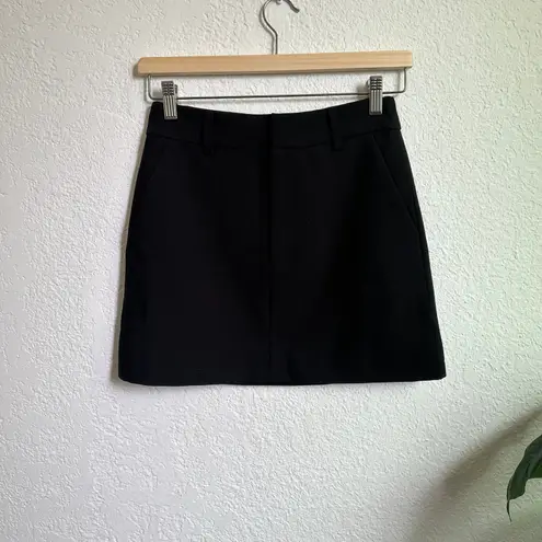 Commense Black Mini Skirt XS NWT