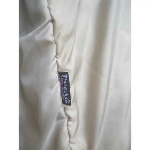 LL Bean Womens Rain Coat Jacket Hooded Knee Length Green Outerwear Size XL