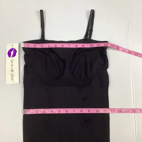 Rhonda Shear Seamless Smoothing Black Bodysuit XL