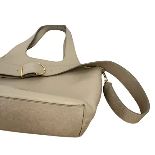 Cuyana 16-Inch System Tote with Crossbody Strap Neutral Beige Hobo Shoulder Bag