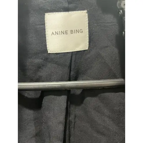 ANINE BING Black Sequin Jacket Sz XS