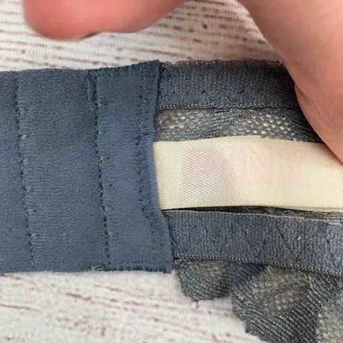 Victoria's Secret Pink By  halter top lace bralette w/hook back sz small women 