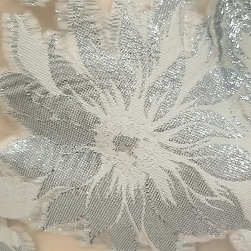 St. John ππ Formal High Waisted Jacquard Floral Embroidered Ball Skirt 10 NWOT