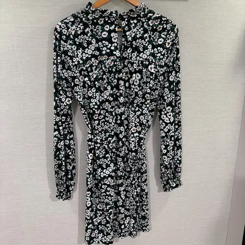 Boden‎ Easy Yoke Mini Jersey Dress | Heart Bloom Floral | Size 10 White