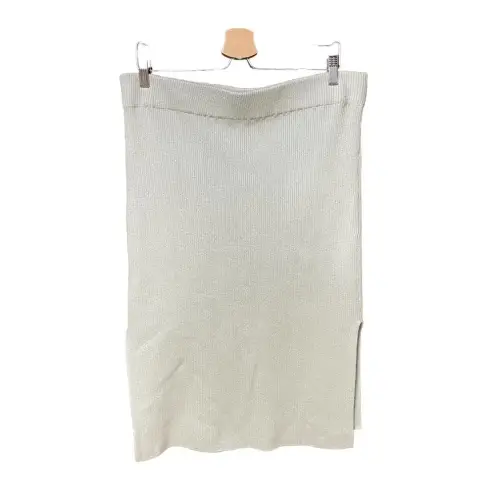 Ramy Brook Traci Midi Sweater Knit Skirt Seafoam Green Size Large