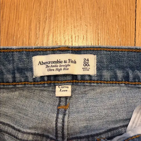 Abercrombie & Fitch Abercrombie Jeans Curve Love Ankle Straight Ultra High Size 00
