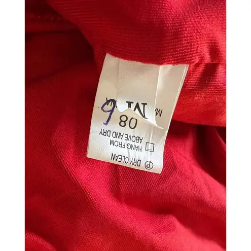 UNBRANDED | Women's Rouched Halter Neck Mini Holiday Event Party Dress | Medium Red