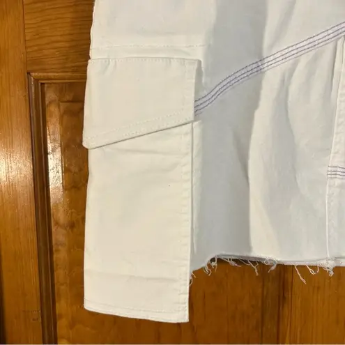 Circus by Sam Edelman White Denim Pocket with Silver Label Sz 29-NWT