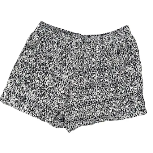 Briggs New York Briggs Linen Navy Blue White Shorts Size XXL NEW