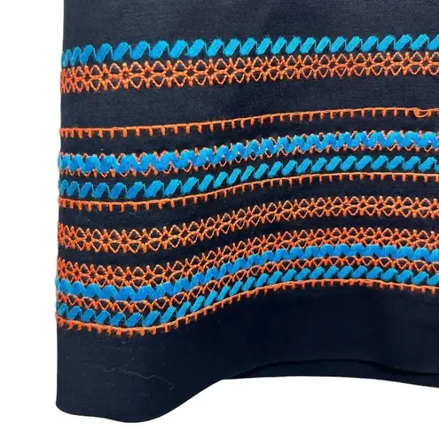 Brooks Brothers ‎ Embroidered Pencil Skirt Size 6 Preppy Mature Old Money Classic