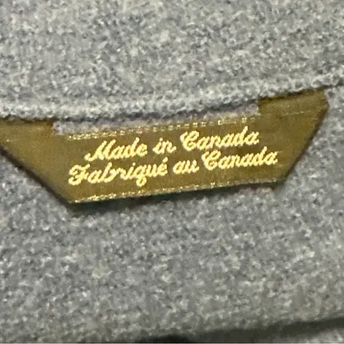 Hilary Radley Wool Coat Women’s Size 4 Blue Pure New Wool Woolmark Button Front