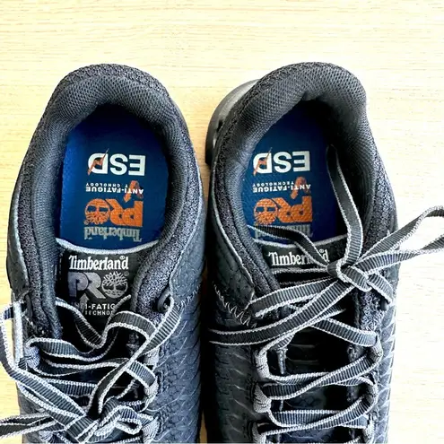 Timberland PRO Women's POWERTRAIN SPORT Alloy Safety Toe Work Sneaker Ankle S 8M Black Size 8