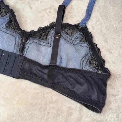 Savage X Fenty Lace Trim Denim Bralette