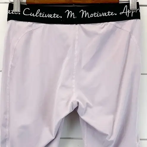 BuffBunny Womens XS Activewear Leggings Lilac Light Purple Cultivate Motivate