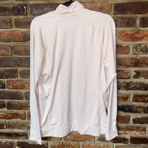 Outdoor Research Coral Orange Chain Reaction Quarter Zip Sweatshirt Size Large