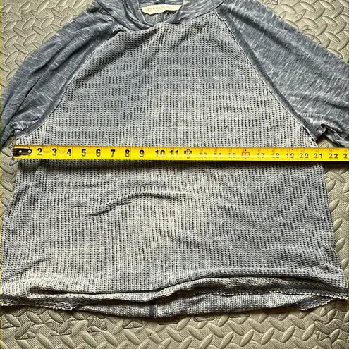 Lincoln Outfitters Women's Blue Wash Hooded Cardigan Size L