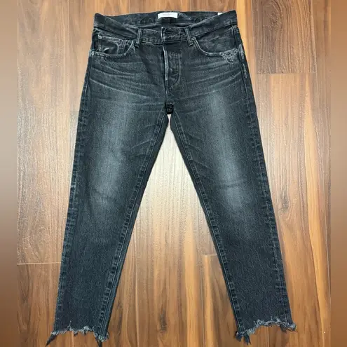 Moussy Vintage Jeans Distressed Black Wash Size 29