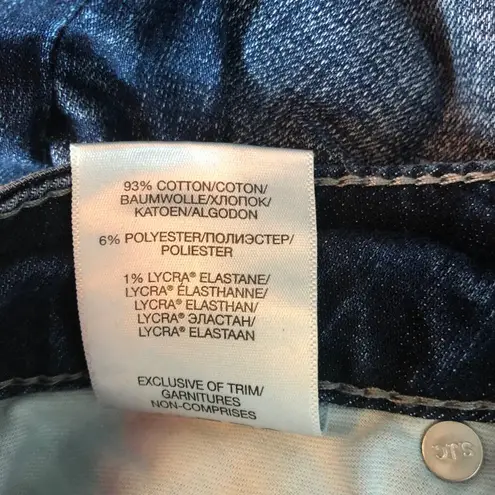 Silver Jeans Boyfriend Womens 25 Whiskered Stretch Distressed Western Cowgirl Blue