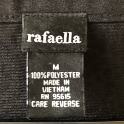 Rafaella Womens Semi Sheer Lined Semi Loose Sleeveless Top Size Medium