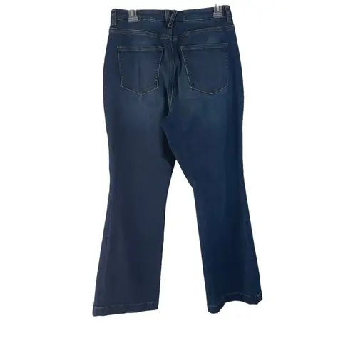 Duluth Trading Co Women's Size 8 X 31 Dark Wash Bootcut Jeans Blue