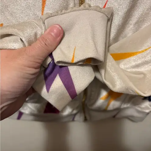 Aviator Nation velvet lighting blot full zip hoodie, size small