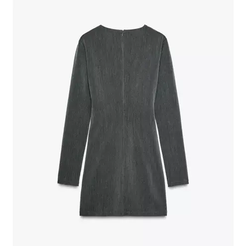 ZARA  NWT gray mini dress with cutout