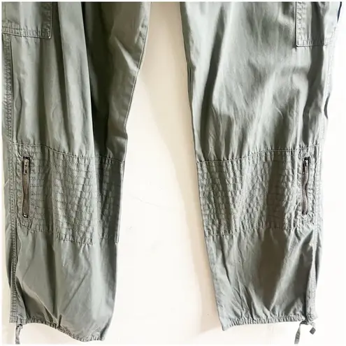 Xhiliration Y2K Cargo Army Green Wide Leg Pants Juniors Size 11 Street Wear