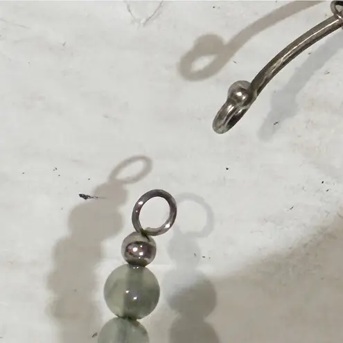 GUARDIAN Cloudy Quartz Expandable Bangle by Chrysalis Bracelet Jewelry Silver