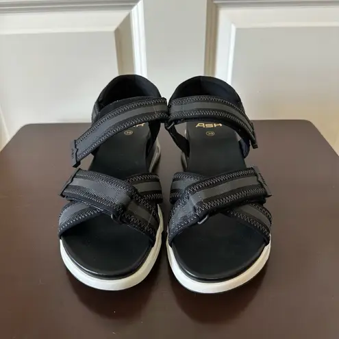 Ash Women's Black Lewis Summer Sneaker Sandals Shoes Size EU 39/US 9
