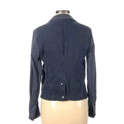 Anthropologie  | Hei Hei | Delanie Smokey Blue Grey Button Down Blazer Size 6